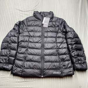 Eddie Bauer NWT Women's CirrusLite Down Jacket EB650 Black Size Large